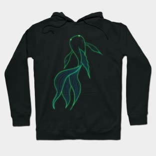 Neon fish Hoodie